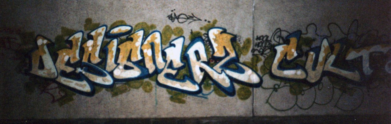 Graffiti Wall in Berlin - Photo by Tosca - designerz, cult, dc (1990)