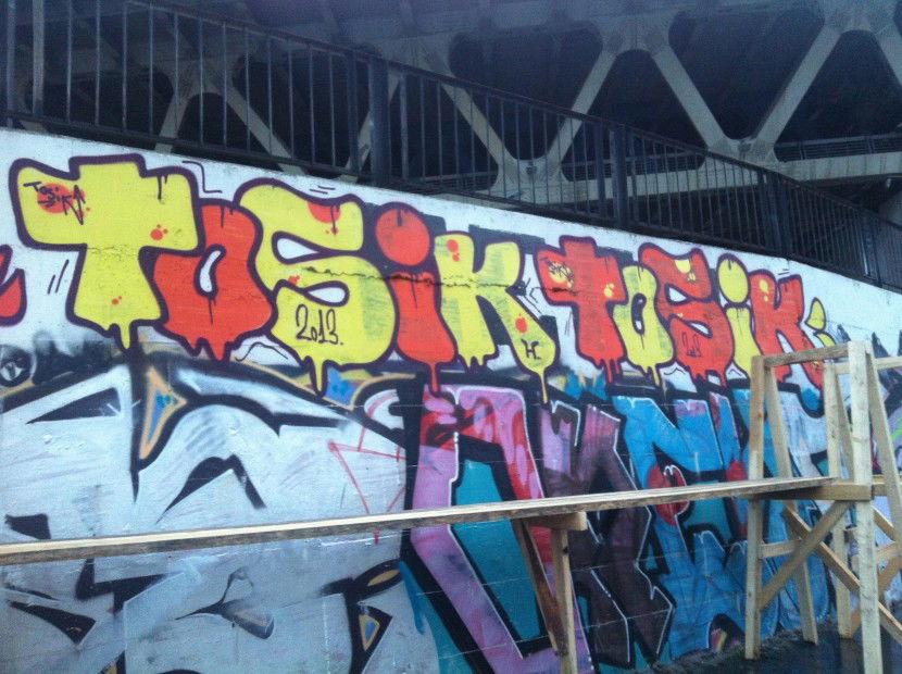 Graffiti Bombing - Photo by Tosik