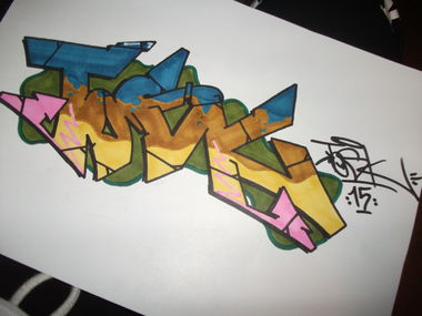 Graffiti Sketch - Photo by Tosk1 - Tosk1