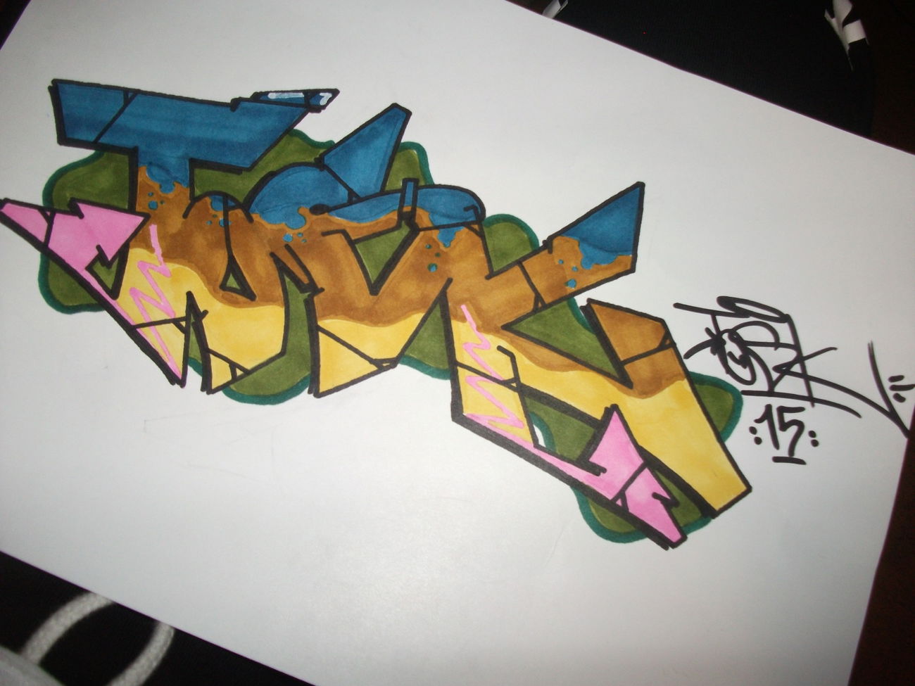 Graffiti Sketch - Photo by Tosk1 - Tosk1