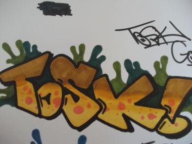 Graffiti Sketch - Photo by Tosk1 - Tosk1
