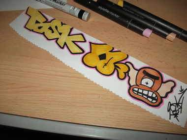 Graffiti Sketch - Photo by Tosk1 - Tosk1