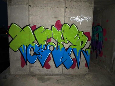 Graffiti Bombing - Photo by Tower