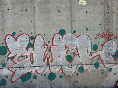 Graffiti Bombing - Photo by Tower (2015)