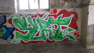 Graffiti Wall - Photo by Toyer - SERT, Dresden (2017)