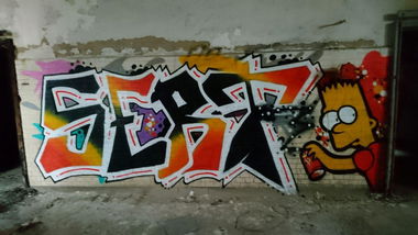 Graffiti Wall - Photo by Toyer - Sert, Dresden, elBarto (2017)