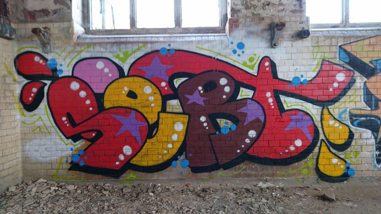 Graffiti Wall - Photo by Toyer - Sert, Dresden (2017)