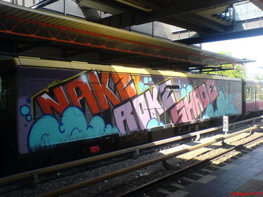 Graffiti Train in Berlin - Photo by Traincollecta - Nakz, Rokz, Shade (2010)