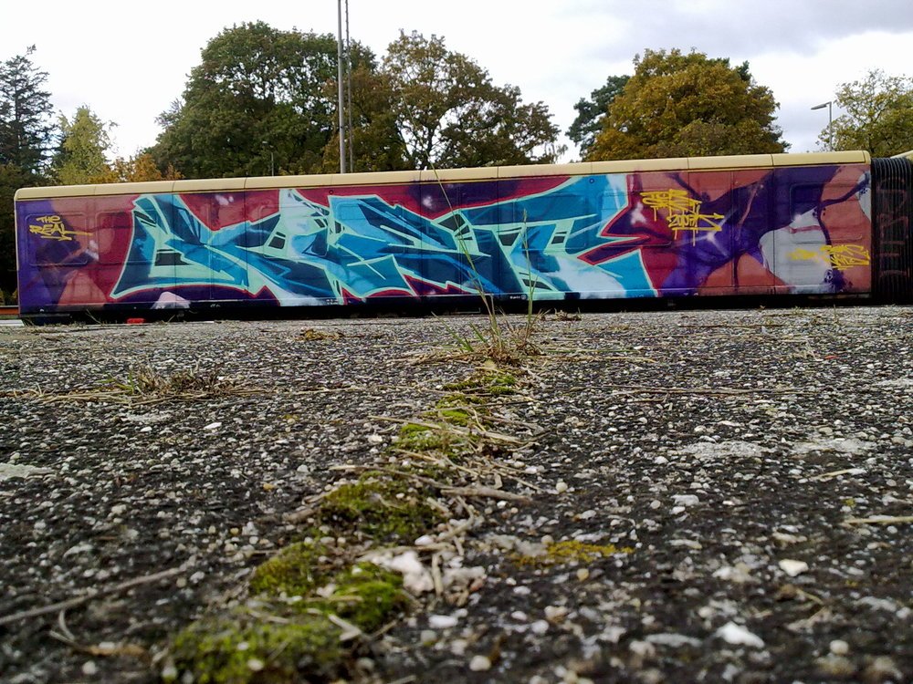Graffiti Train in Berlin - Photo by Traincollecta - Kiet (2009)