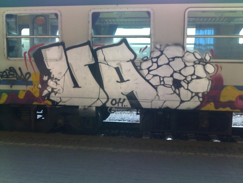 Graffiti Train - Photo by Trainspotting