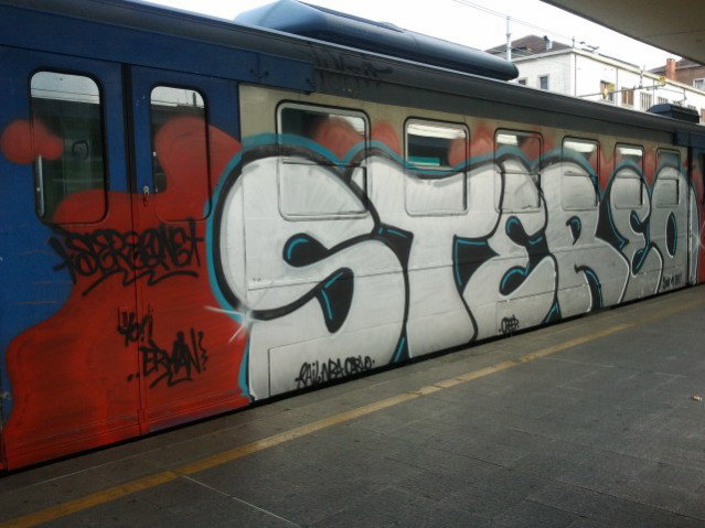 Graffiti Train - Photo by Trainspotting
