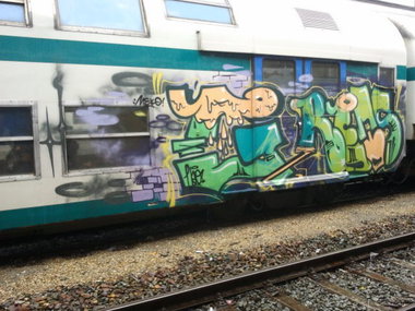 Graffiti Train - Photo by Trainspotting