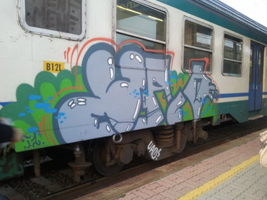 Graffiti Train - Photo by Trainspotting