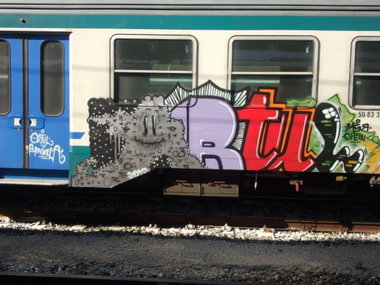 Graffiti Train - Photo by Trainspotting