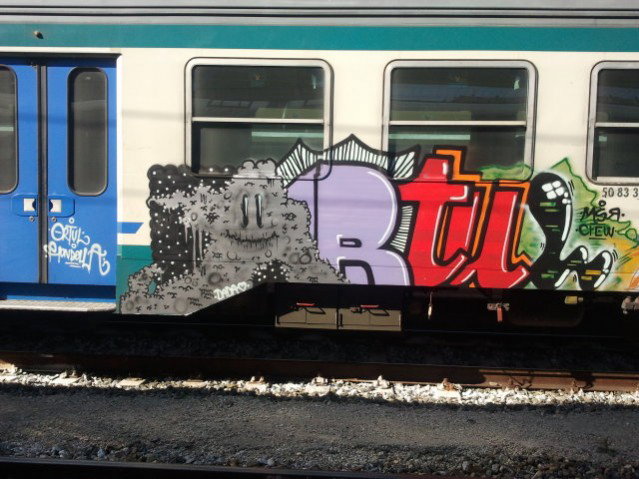 Graffiti Train - Photo by Trainspotting