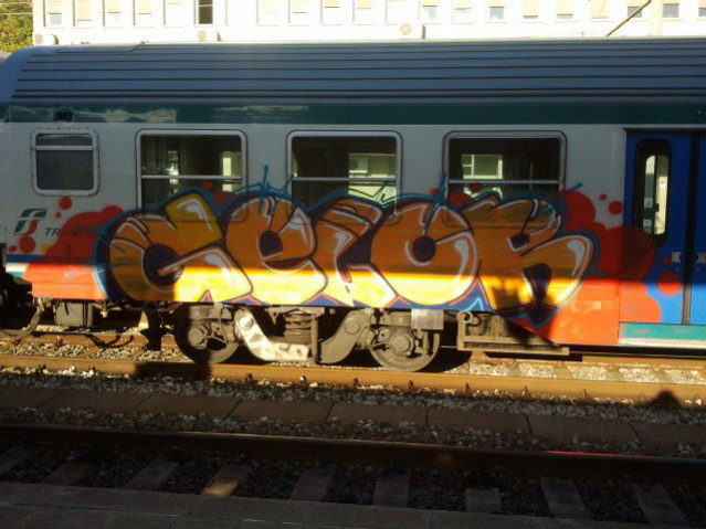 Graffiti Train - Photo by Trainspotting