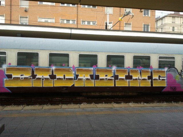 Graffiti Train - Photo by Trainspotting