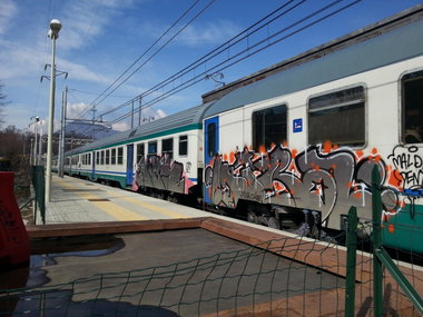 Graffiti Train - Photo by Trainspotting