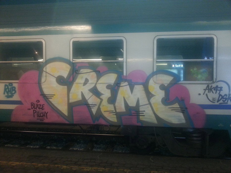 Graffiti Train - Photo by Trainspotting