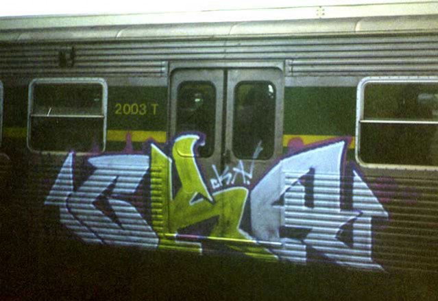 Graffiti Train - Photo by Trainspotting