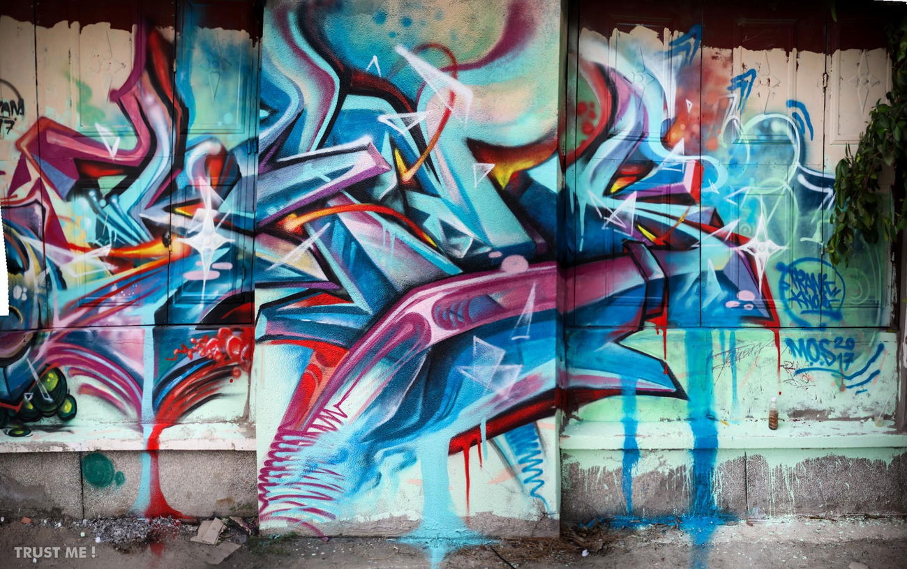 Graffiti Wall in Tp hcm - Photo by TrangKhoa - TrangKhoa, trustme, meetingofstyle (2017)