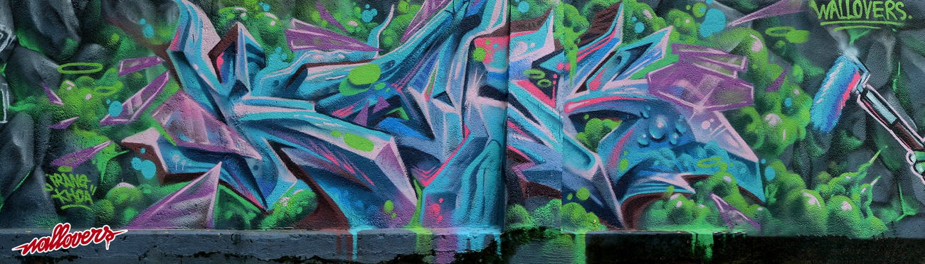 Graffiti Wall in Ho chi minh - Photo by TrangKhoa (2017)