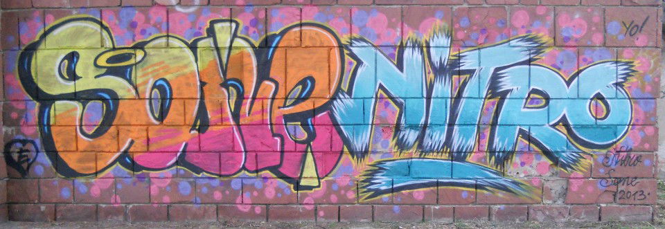 Graffiti Wall in Bulgaria - Photo by Trash - Sone (2013)