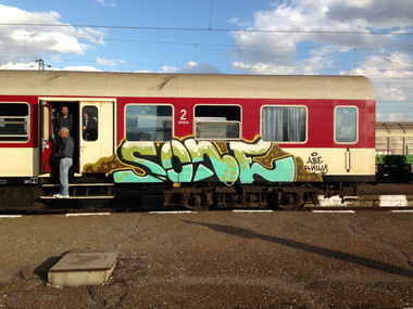 Graffiti Train - Photo by Trash - SONE (2013)