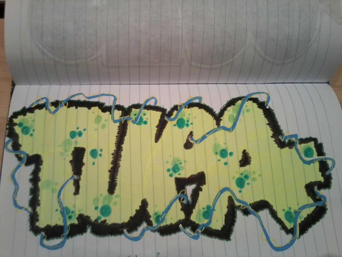 Graffiti Sketch - Photo by TrashLife - RIGA, LATIVA, TUPA (2014)