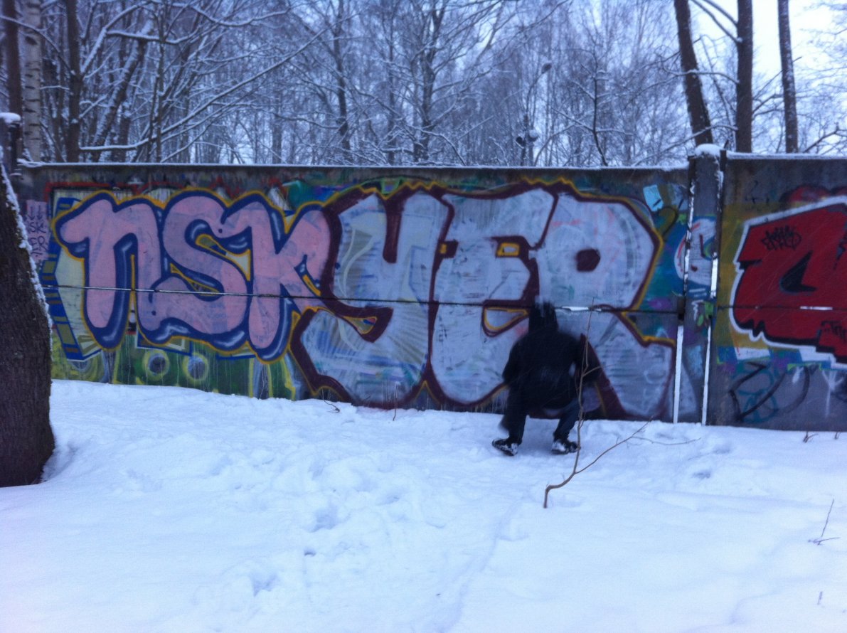 Graffiti Bombing - Photo by TrashLife - NASKE, YER, TUPA (2013)