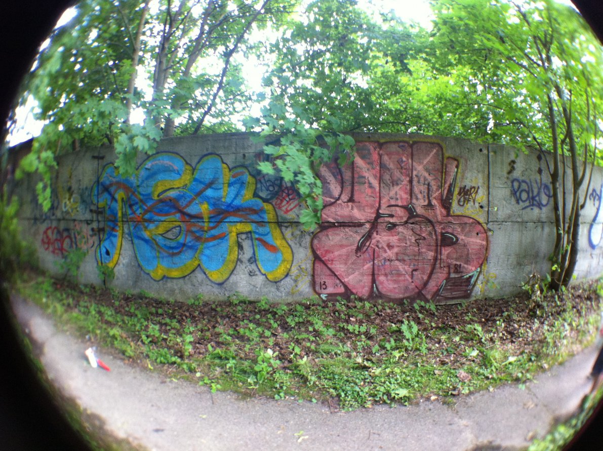 Graffiti Bombing - Photo by TrashLife - NASKE, NSK, YER (2013)
