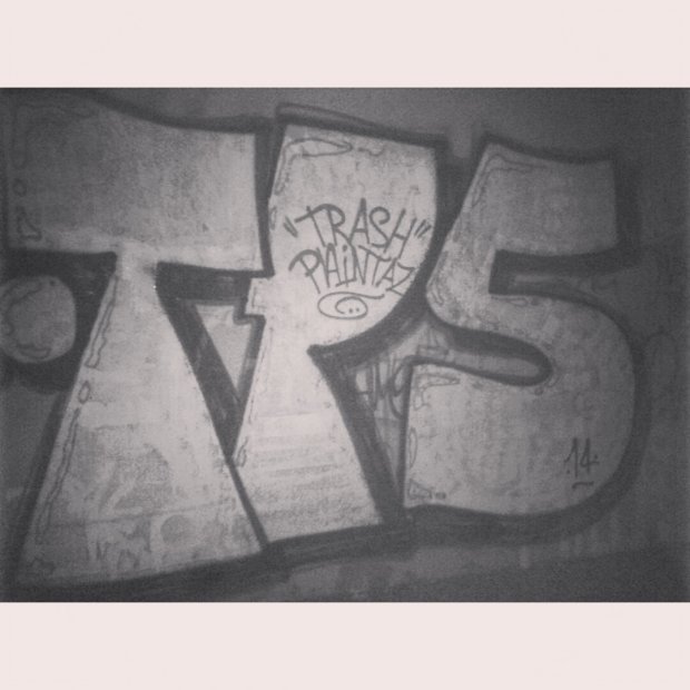 Graffiti Wall - Photo by TrashLife - TUPA, TPS, RIGA