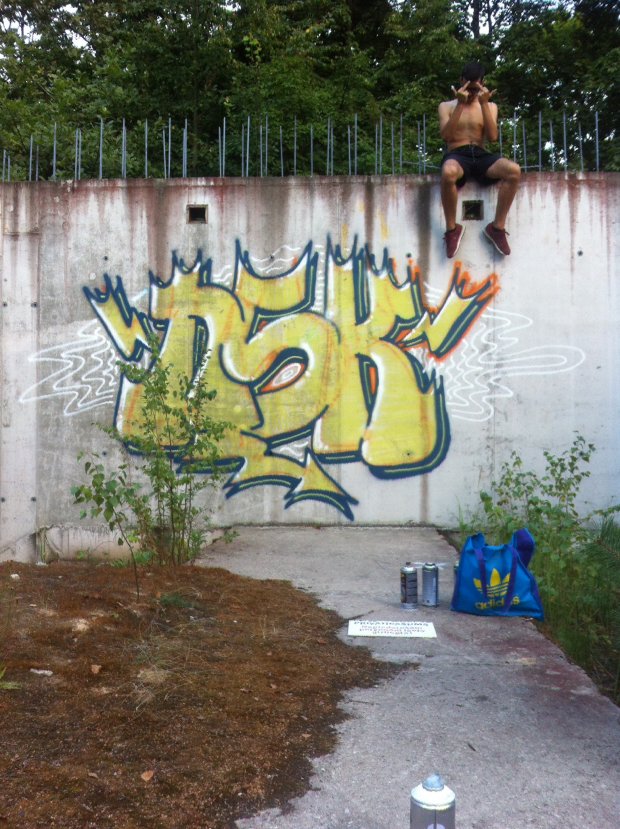 Graffiti Bombing - Photo by TrashLife - NASKE, NSK, TUPA (2014)
