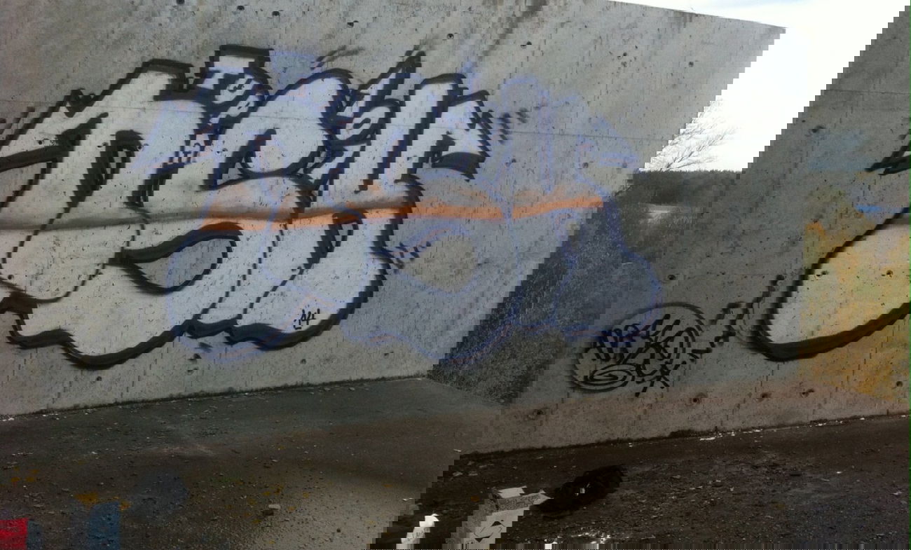 Graffiti Bombing - Photo by TrashLife - naske, 101, tupa