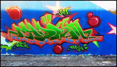 Graffiti Wall - Photo by Trieoner - MADISM, TRIE, SAS (2012)