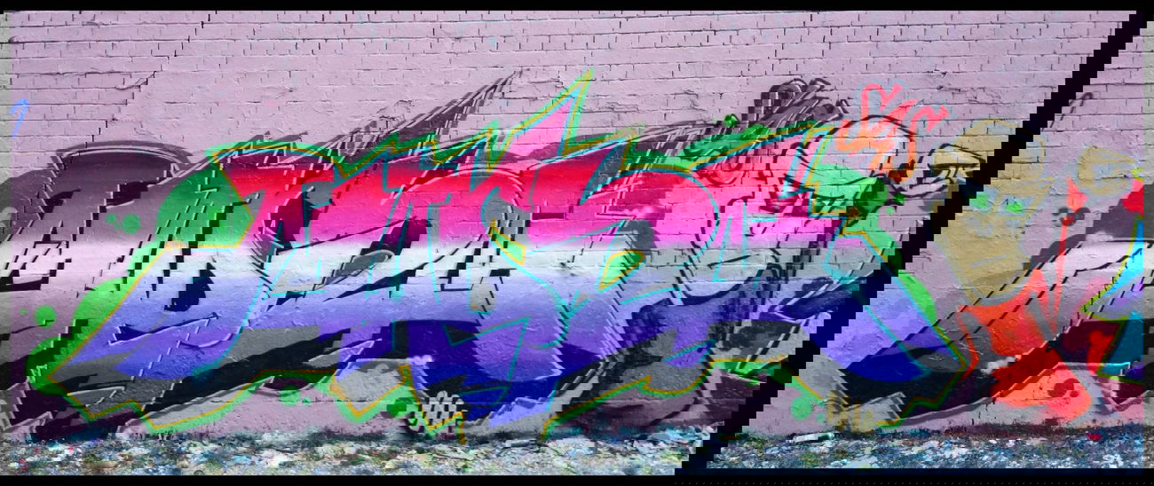 Graffiti Wall in Berlin - Photo by Trieoner - MADISM, TRIE, SAS (2014)