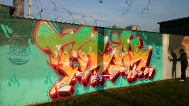 Graffiti Wall in Braunschweig  - Photo by Trik8drei - Graffiti, trik83 (2016)