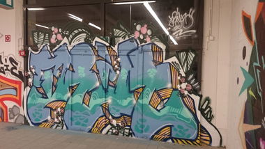 Graffiti Wall - Photo by Trik8drei - Scheibendoktor, Braunschweig, Letterlove (2017)
