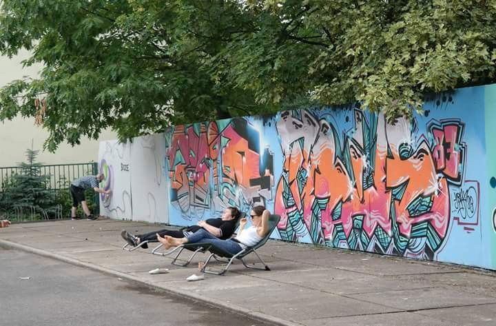 Graffiti Wall in Dresden  - Photo by Trik8drei - trik83, Graffiti, urbansyndromes (2016)