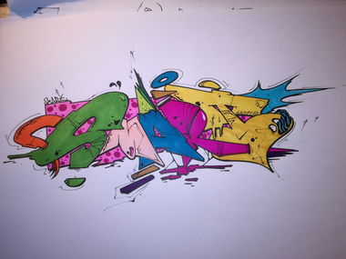 Graffiti Sketch - Photo by TrompeterPeter - Smart;, Flavor54