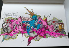 Graffiti Sketch - Photo by TrompeterPeter - Sucht;