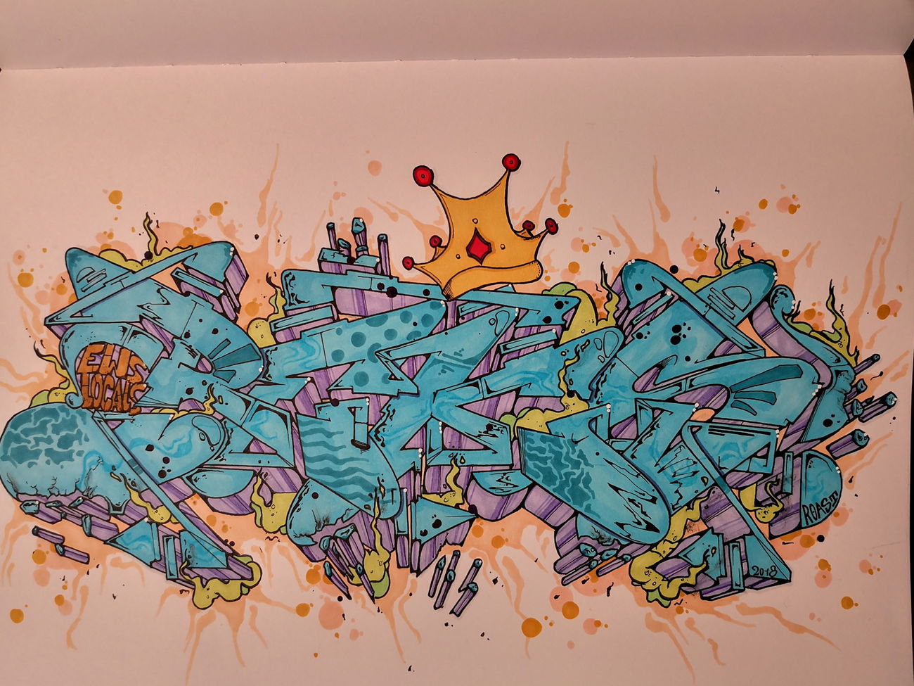 Graffiti Sketch - Photo by TrompeterPeter - Reks, Rex, Roast49