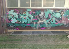 Graffiti Wall - Photo by TrompeterPeter - Devot;, Flavor54;, Locals63; (2017)