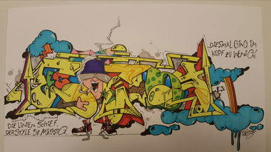 Graffiti Sketch - Photo by TrompeterPeter - Eosaby;, Flavor;, FFF; (2016)