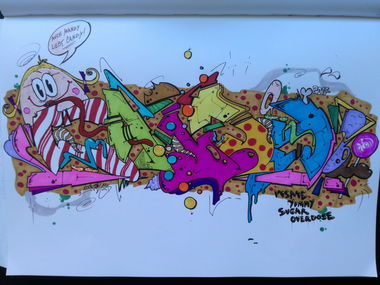 Graffiti Sketch - Photo by TrompeterPeter - Candy;, bonbon;, sugar;