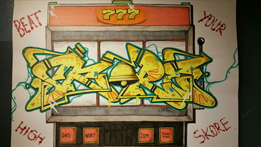 Graffiti Sketch - Photo by TrompeterPeter - Skore;, Score;, Sketch;