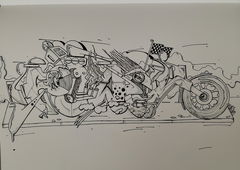 Graffiti Sketch - Photo by TrompeterPeter - Power, Sketchbattle, Roast49