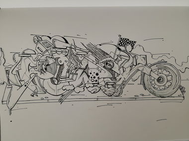 Graffiti Sketch - Photo by TrompeterPeter - Power, Sketchbattle, Roast49