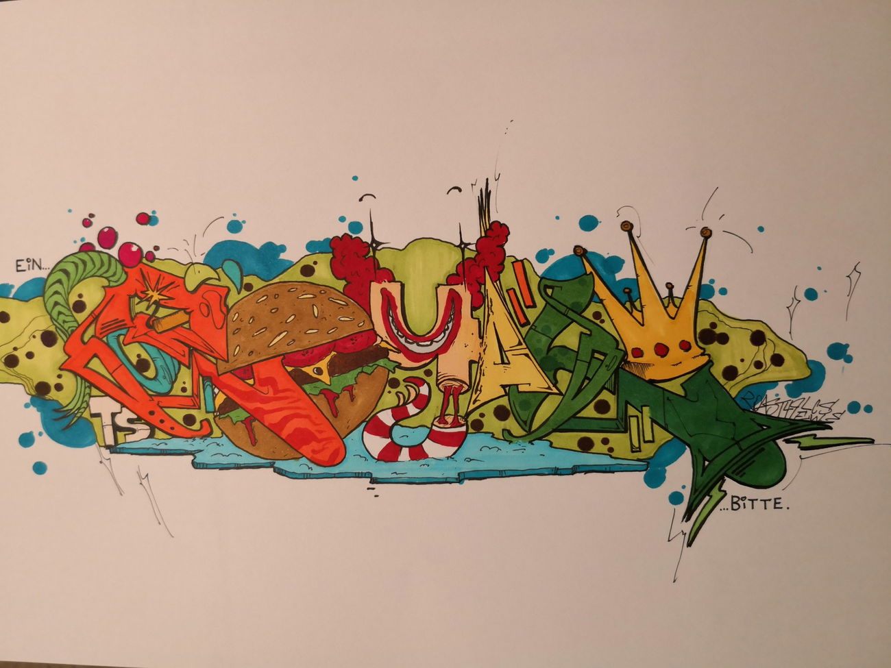 Graffiti Sketch - Photo by TrompeterPeter - Sketchbattle, Royal, Roast49