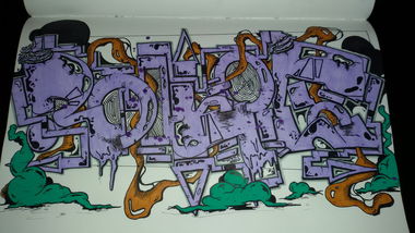 Graffiti Sketch - Photo by TrompeterPeter - Poesie54;, S54;, GG;